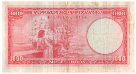 Guinée Portugaise 1000 Escudos 1964 - Honorio Barreto - Possession portugaise