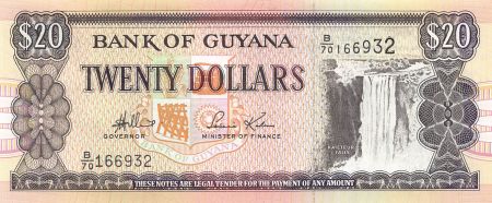 Guyana GUYANA - 20 DOLLARS 1996 - P.NEUF