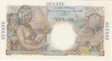 Guyane Française 50 Francs Belain d\'Esnambuc - 1946 Spécimen