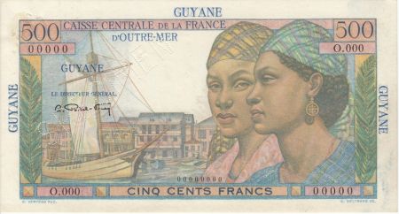 Guyane Française 500 Francs Pointe à Pitre - 1946 Spécimen