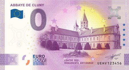 Guyane Française Billet 0 Euro Souvenir - Abbaye de Cluny 2022 France