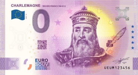 Guyane Française Billet 0 Euro Souvenir - Charlemagne - France 2021