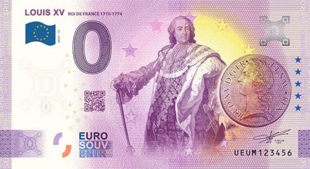 Guyane Française Billet 0 Euro Souvenir - Louis XV - France 2022
