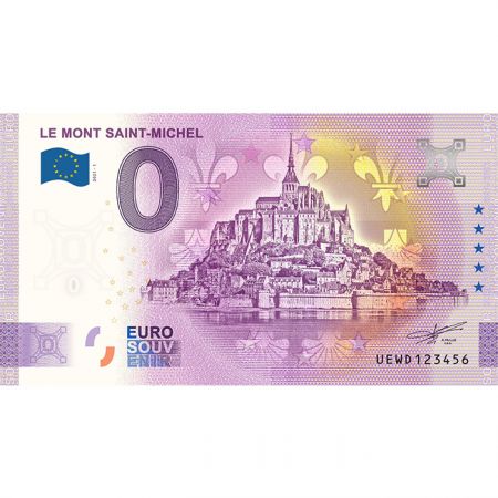 Guyane Française Billet 0 Euro Souvenir - Mont Saint Michel 2021 France