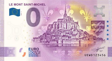 Guyane Française Billet 0 Euro Souvenir - Mont Saint Michel 2022 France