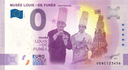 Guyane Française Billet 0 Euro Souvenir - Musée Louis :-De Funès  Saint-Raphaël - FRANCE 2022