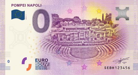 Guyane Française Billet 0 Euro Souvenir - Pompéi Naples 2019