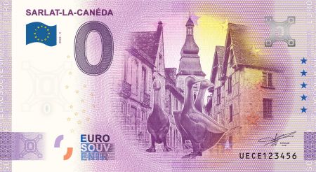 Guyane Française Billet 0 Euro Souvenir - Sarlat-la-Canéda 2022 France