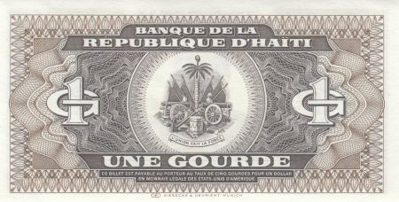 Haïti 1 Gourde - Toussaint L\'Ouverture - Armoiries - 1987
