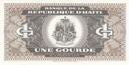 Haïti 1 Gourde - Toussaint L\'Ouverture - Armoiries - 1992