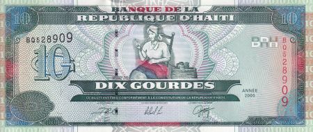 Haïti 10 Gourdes - Catherine F. Arcahaie - Armoiries - 2000 - P.265a