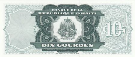 Haïti 10 Gourdes - Catherine Flon Arcahaie - Armoiries - 1991