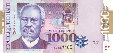 Haïti 1000 Gourdes Florvyl Hyppolite - Marché - 2004