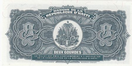 Haïti 2 Gourdes - Citadelle - Armoiries - 1990 - P.254a - Neuf