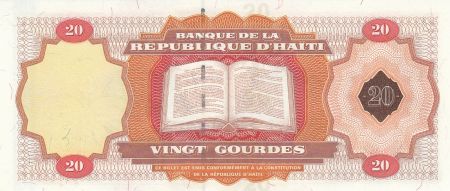 Haïti 20 Gourdes T. L\'ouverture - Constitution