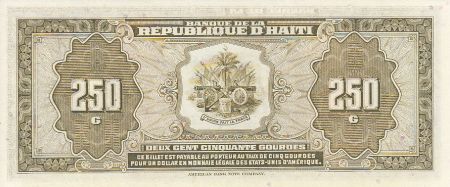 Haïti 250 Gourdes - Jean Jacques Dessalines - Armoiries - 1988