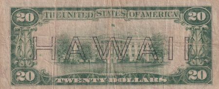 Hawai 20 Dollars - Jackson - 1934 A (1942) - L - P.41
