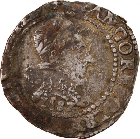 HENRI III - FRANC AU COL PLAT 1582 - ATELIER INCONNU