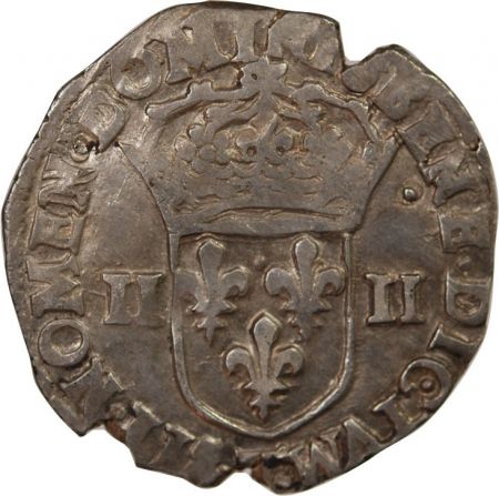 HENRI IV - 1/4 ECU ARGENT 1605 ATELIER INDÉTERMINÉ