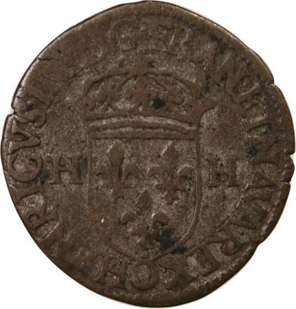 HENRI IV - DOUZAIN AUX DEUX H 1595 O RIOM