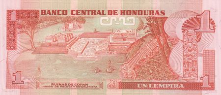 Honduras 1 Lempira Indien 1980 - Lempira Série BQ
