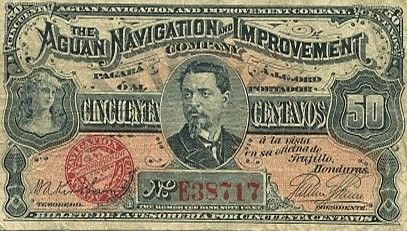 Honduras 50 Centavos Pres. Bogran