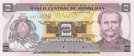 Honduras HONDURAS  MARCO AURELIO SOTTO - 2 LEMPIRAS 2004 - NEUF