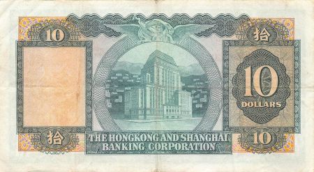 HONG KONG - 10 DOLLARS 1965