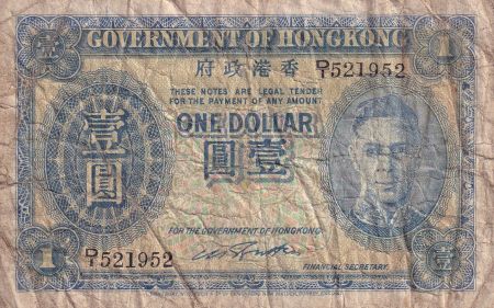 Hong-Kong 1 Dollar - George VI - 1940 - Série D.1 - TB - P.316