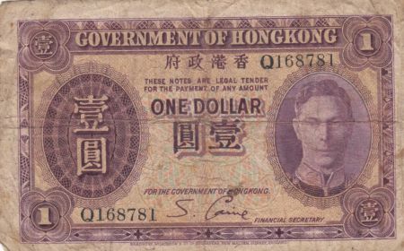 Hong-Kong 1 Dollar George VI - 1936 - TB - P.312