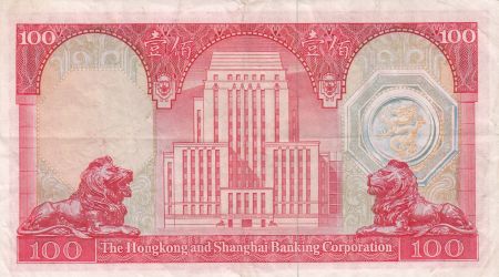 Hong-Kong 100 Dollars - HSBC - 1973 - P.185c - TTB