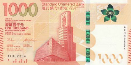 Hong-Kong 1000 Dollars, Standard Chartered Bank - 2018