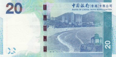 Hong-Kong 20 Dollars Bank of China - Repulse Bay - 2014 - Neuf - P.341