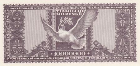 Hongrie 10 000 000 Milpengö 1946 - L. Kossuth