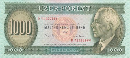 Hongrie 1000 Forint 1993 - Bartok Bela
