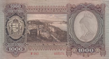 Hongrie 1000 Pengo 1943 - Série F042
