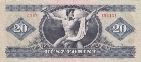 Hongrie 20 Forint 1975 - Dozsa György