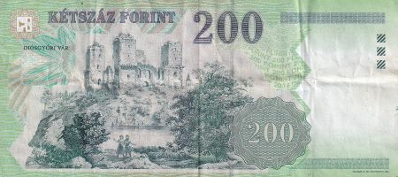 Hongrie 200 Forint - Karoly Robert - Château - 2005 - P.187e