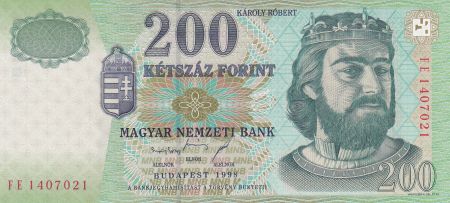 Hongrie 200 Forint 1998 - Robert Karoly, Château