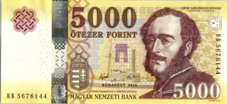 Hongrie 5000 Forint, Istvan Szechenyi -  Château 2016