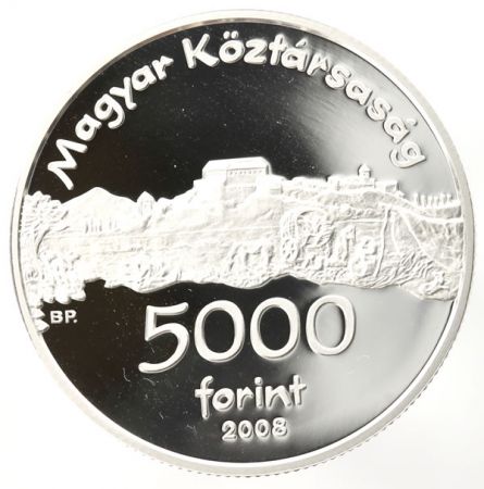 Hongrie 5000 Forint Argent - Hongrie 2008