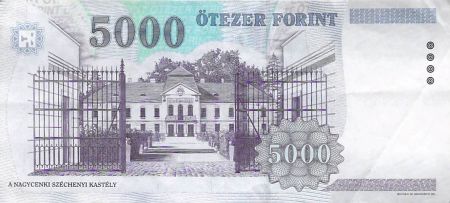 Hongrie HONGRIE  COMTE SZECHENYI - 5000 FORINT 2005