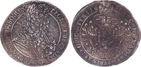 Hongrie Thaler, Léopold I - Armoirie de Hongrie - 1695 KB