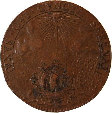 ILE DE FRANCE  Henri de Fourcy  prévôt des marchands - JETON 1685