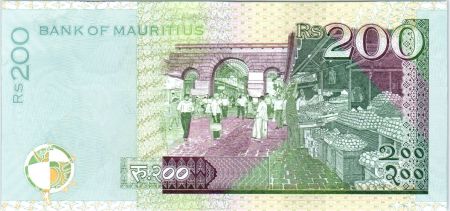 Ile Maurice  200 Rupees - A. R. Mohamed - Marché  - 2013