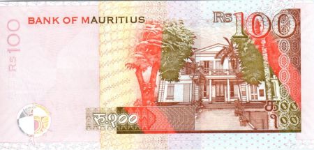 Ile Maurice 100 Rupees - R. Seeneevassen - Armoiries - Immeuble - 2012