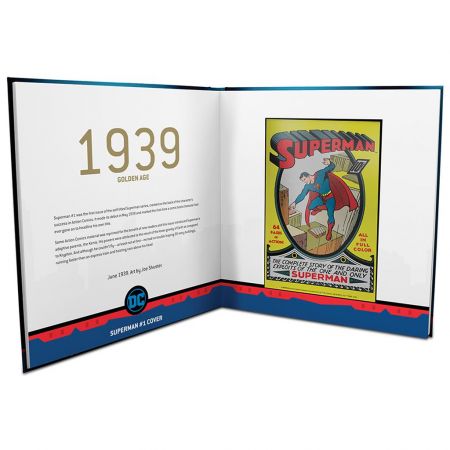 Ile Niue Livre collector 6 billets Argent - 80 ans de Superman - Niue 2018