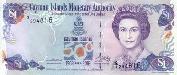 Iles Caïman 1 Dollar Elisabeth II - 500 ans découverte - 2003