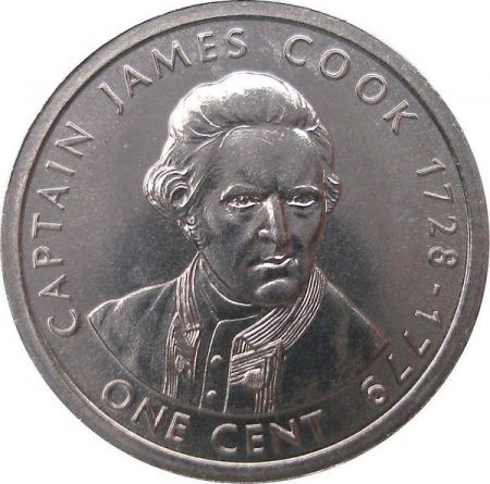 Iles Cook 1 Cent James Cook - 2003