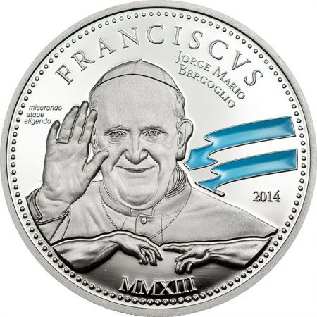 Iles Cook 2 Dollars 2014 - Pape François